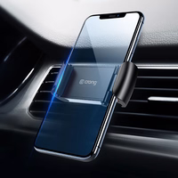 Crong universāls Smart Car turētājs – universāls car phone turētājs 4"-6.5" phones (melns)