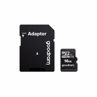 GoodRam atmiņas karte 16GB microSDHC cl. 10 UHS-I + adapteris