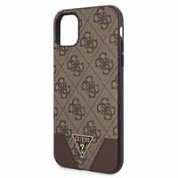 Guess 4G Triangle Collection viedtālruņa apvalks iPhone 11 6.1" / Xr 6.1" - Brūns