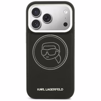 Karl Lagerfeld K Head Point Logo MagSafe Maciņš for iPhone 17 Pro Max - melns