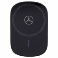 Mercedes MEWCCGSLK 15W indukcijas turētājs ventilācijas atverei/stiklam melns/melns Silver Stars MagSafe