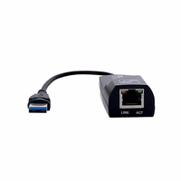 Akyga adapteris (m) ar kabeli AK-AD-31 tīkla karte USB A (m) / RJ45 (f) 10/100/1000 ver. 3.0 15 cm