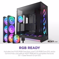 NZXT PC case H9 Flow RGB+ 2025 black