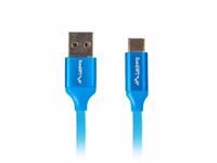 Lanberg CA-USBO-22CU-0010-BL USB cable 1 m USB 2.0 USB C USB A zils