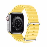 Siksniņa Dux Ducis OceanWave Series Apple Watch 38/40/41mm dzeltena