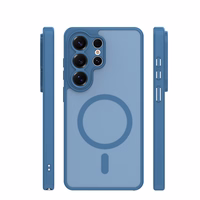 Mag Matt maciņš Samsung Galaxy S25 Ultra tumši zils