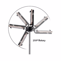 Selfie statīvs ar bezvadu attālināto vadību K07 melns