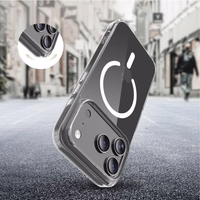 Tech-Protect Flexair Hybrid CC MagSafe maciņš iPhone 17 Pro Max caurspīdīgs