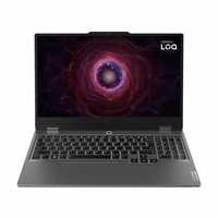Lenovo LOQ AMD Ryzen™ 5 7235HS Laptop 39.6 cm (15.6") Full HD 16 GB DDR5-SDRAM 512 GB SSD NVIDIA GeForce RTX 3050 Wi-Fi 6 (802.11ax) NoOS pelēks