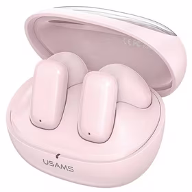 USAMS Austiņas Bluetooth 5.3 TWS TD Series bezvadu rozā BHUTD03 (TD22)
