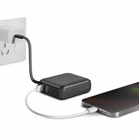 PowerBank Energea Integra Mini 35 10000mAh kabel USB-C PD35W pelēks