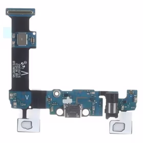 Charging Port Saderīgs ar Samsung G928 S6 Edge + ar Flex / Plata OEM