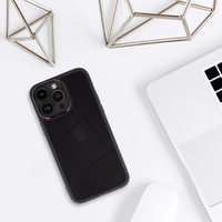 Viedtālruņa apvalks Iphone 13 Pro Max - melns caurspīdīgs