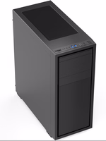 Gembird Fornax K500 ATX computer case, Midi Tower, melns