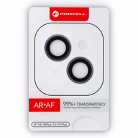 Forcell Premium rūdīts kameras lēcas stikls – iPhone 15 / 15 Plus, rozā