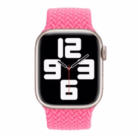 APPLE STRAP APPLE WATCH 3K439ZM/A pīta Solo Loop siksniņa 44/45/46/49MM SIZE 4 FLAMINGO oriģinālā plomba