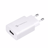FORCELL F-ENERGY TFK-TC-1099 ceļojumu lādētājs USB A QC3.0 2,4A 18W balts