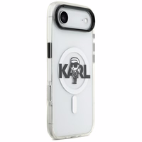Karl Lagerfeld IML Karl Skice Logotips Magnētiskais viedtālruņa apvalks iPhone 17 Air - caurspīdīgs
