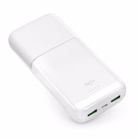 Portatīvais lādētājs Puro DAILY 20 PLUS 20000mAh 2x USB-A / 1x USB-C 22.5W PD AFC - balta