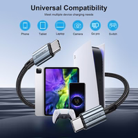 USB kabelis Choetech XCC-1015 USB-C uz USB-C PD60W 2,0 m melns