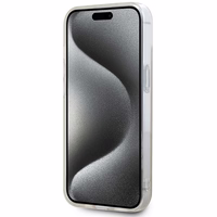 DKNY IML mono un svītru magnētiskais viedtālruņa apvalks iPhone 15 / 14 / 13 - rozā
