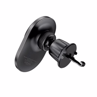 Tech-Protect MM15W-V1 automašīnas tālruņa turētājs ar MagSafe 15W indukcijas lādētāju, stiprināms pie gaisa ventilācijas - melns