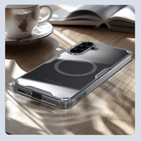 Nillkin Nature Pro magnētiskais viedtālruņa apvalks Samsung Galaxy A56 5G - caurspīdīgs