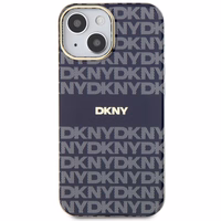 DKNY IML Mono un svītras Magnētiskais viedtālruņa apvalks iPhone 15 / 14 / 13 - zila