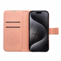 MEZZO grāmatas apvalks IPHONE 16 Pro Max mandala persiku pūka