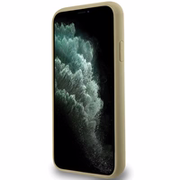 Hello Kitty ādas Kitty Head magnētiskais viedtālruņa apvalks iPhone 11 / Xr - zelta