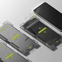 Ringke Dual Easy Pro 2 daļu aizsargplēve Samsung Galaxy Z Flip 7 – caurspīdīga