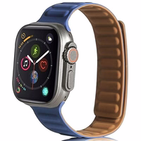 Beline Siksniņa Apple Watch Magnetic 42/44/45/49mm zils