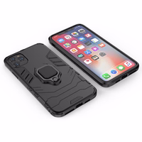 Ring Armor viedtālruņa apvalks iPhone 15 Pro melns