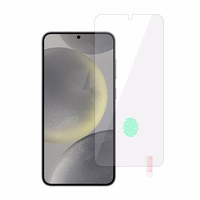 Aizsargstikls - oranžs SAMSUNG GALAXY S24 (ar pirkstu nospieduma atbloķēšanu)