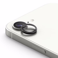 Ringke Camera Frame aizsargstikls 2 komplekts iPhone 16e - melns