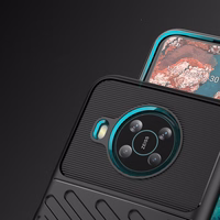 Thunder viedtālruņa apvalks elastīgs bruņu apvalks Nokia X100 melna