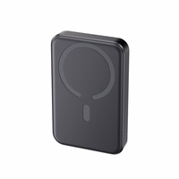 Magnētiskais portatīvais lādētājs Joyroom JR-W020 20W 10000mAh MagSafe + USB-C uz USB-C kabelis 0,25m (melns)