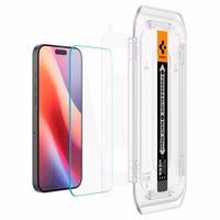 Spigen Glas.tR EZ Fit rūdīto aizsargstiklu komplekts iPhone 16 Pro Max / 17 Pro Max – 2 gab.