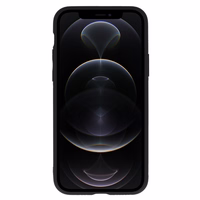 TEL PROTECT Leather Carbon viedtālruņa apvalks Iphone 11 melns