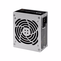 Chieftec Smart 350W power supply unit 20+4 pin ATX ATX melns, sudraba