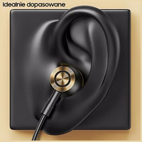 USAMS Stereo austiņas EP-43 metalUSB-C tumši zaļš HSEP4302