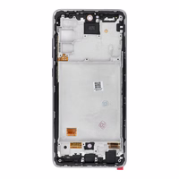 LCD ekrāns SAMSUNG A72 A725 HARD OLED ar rāmi