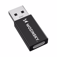 Wozinsky WAAC-01 USB-A - USB-C OTG adapteris – melns