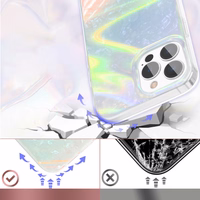 Kingxbar Shell Series grezns elegants viedtālruņa apvalks iPhone 13 Pro perlamutra-zils