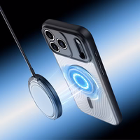 Dux Ducis AIMO magnētiskais apvalks iPhone 17 Pro Max saderīgs ar MagSafe - melns