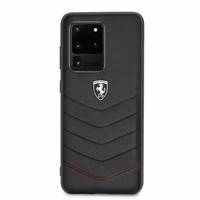 Ferrari kietais apvalks FEHQUHCS69BK S20 Ultra G988 - melns Heritage