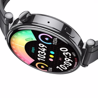 XO smartwatch GT4 Mini Amoled melns