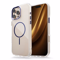 Clear Thin Mag maciņš for iPhone 17 Air 6,6" zils