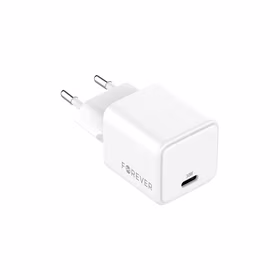 Forever TC-08-30C GaN PD lādētājs 1x USB-C 30W balts