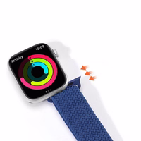 DUX DUCIS elastīga pītā siksniņa MIXTURE PRO Apple Watch 42 / 44 / 45 / 49 mm, zila